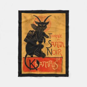 Team Krampus _ Krampus Weihnachtsmannschaft _ Froh Fleecedecke