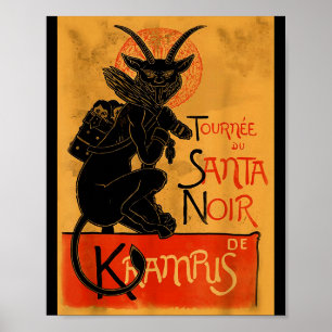 Team Krampus _ Krampus Weihnachtsmannschaft _ Froh Poster