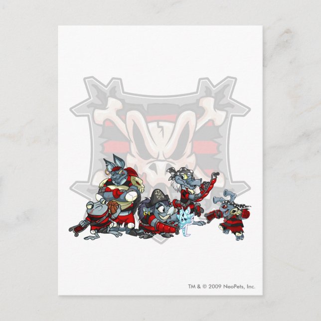 Team Krawk Island Group Postkarte (Vorderseite)