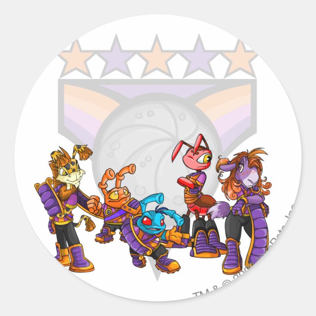 Team Kreludor Group Runder Aufkleber (Vorderseite)