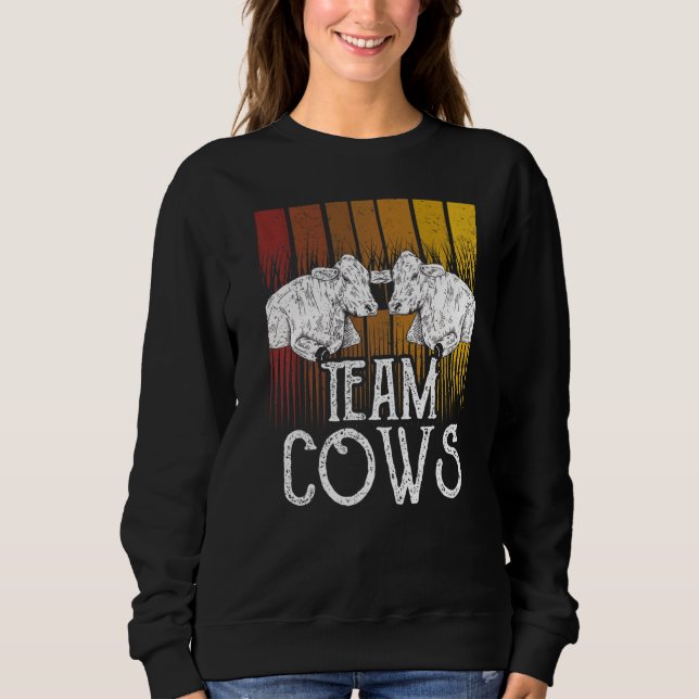 Team Kühe Kühe Sweatshirt (Vorderseite)