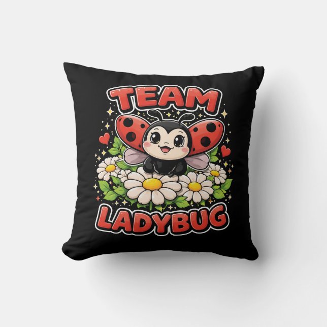 Team Ladybug Kissen (Vorderseite)