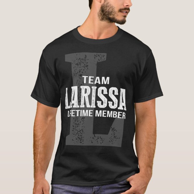 Team LARISSA Lifetime-Member T-Shirt (Vorderseite)