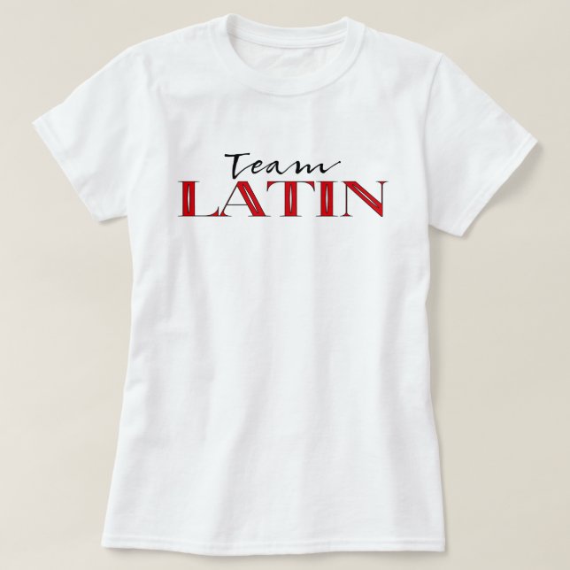 Team Latin Ballroom Dance T-Shirt (Design vorne)