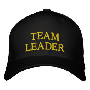 TEAM LEADER Stickmützen für Führungskräfte Bestickte Baseballkappe
