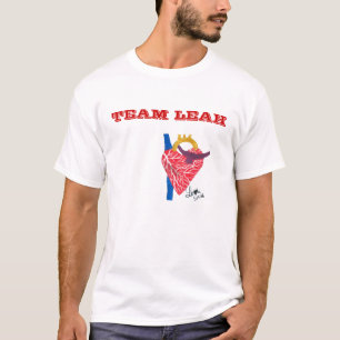 Team Leah Man weiß T-Shirt