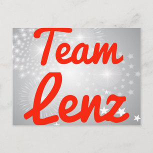 Team Lenz Postkarte