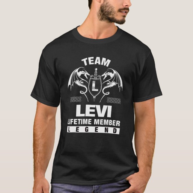 Team Levi Lifetime Member T-Shirt (Vorderseite)