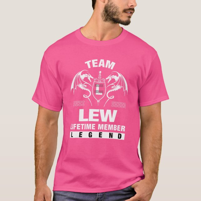 Team Lew Lifetime Mitglied T-Shirt (Vorderseite)
