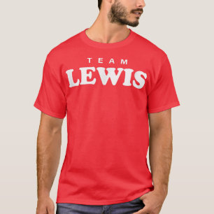 Team Lewis Personalisierter Nachname Braut Bräutig T-Shirt