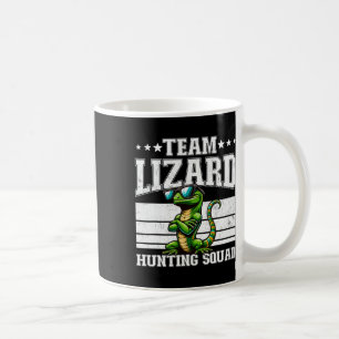 Team Lizard Jagdkommad Funny Retro Gecko Lizard Kaffeetasse