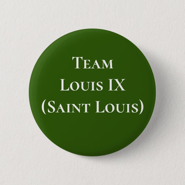 Team Louis IX (Saint Louis) Button (Vorderseite)
