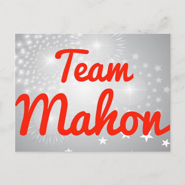 Team Mahon Postkarte (Vorderseite)