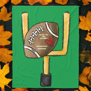 Team-Mama Niedliche Personalisierte Fußball-Gesche Fleecedecke