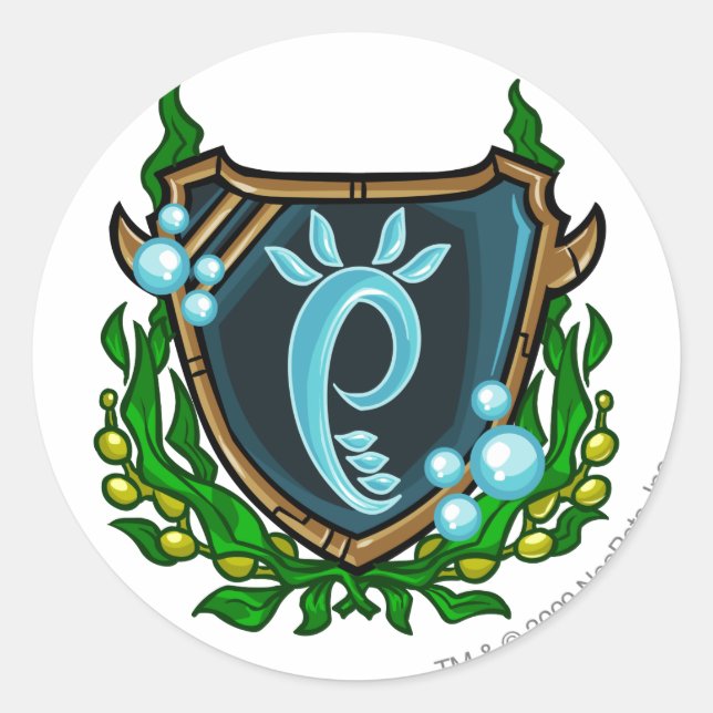 Team-Maraqua-Logo Runder Aufkleber (Vorderseite)