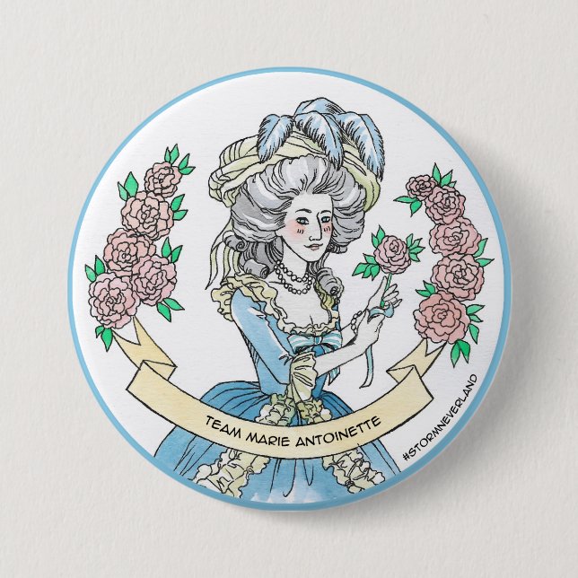 Team Marie Antoinette Button (Vorderseite)