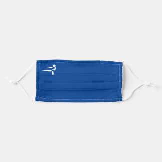 Team Martial Arts BLU Mund-Nasen-Maske Aus Stoff
