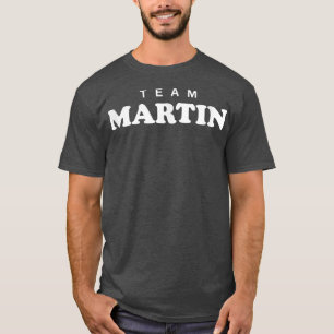 Team Martin Personalized Surname Bride Groom Famil T-Shirt