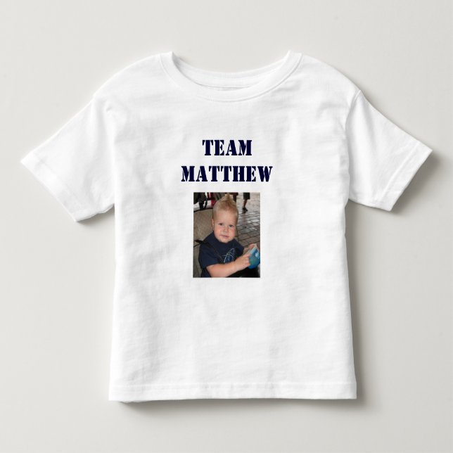 Team Matthew - Kleinkind T-shirt (Vorderseite)