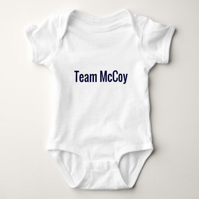 Team McCoy Baby Strampler (Vorderseite)