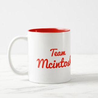 Team Mcintosh Zweifarbige Tasse