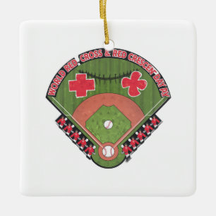 Team medizinischer Baseballspieler Keramikornament