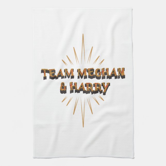 Team Meghan & Harry Geschirrtuch (Vertikal)