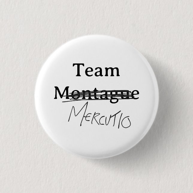 Team Mercutio Button (Vorderseite)