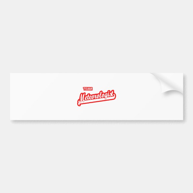 Team Meteorologe Autoaufkleber (Vorne)