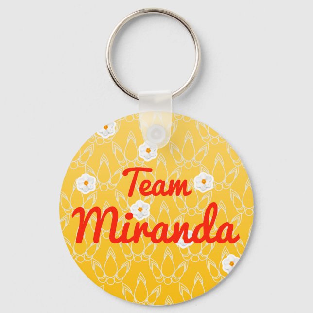 Team Miranda Schlüsselanhänger (Vorderseite)