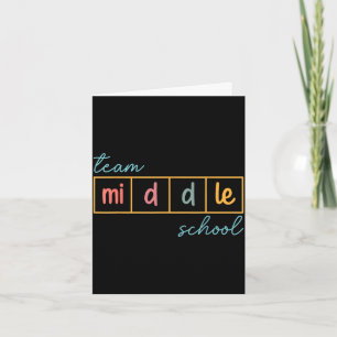 Team Mittelschulgruppe Mittelschullehrer Karte