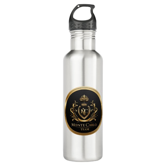 Team Monte Carlo Golf Edelstahlflasche (Vorderseite)