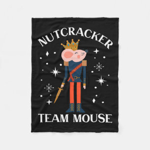 Team Mouse Nutcracker Weihnachts-Tanz Spaß Soldier Fleecedecke