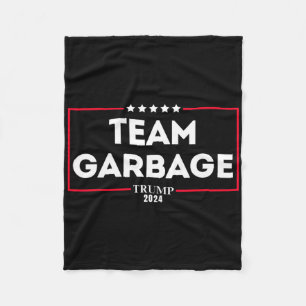 Team Müll für Trump 1 Fleecedecke