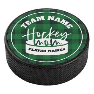 Team Name Hockey Mama Custom Hockey Puck