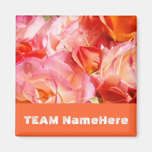 TEAM Name Magnete Office TeamWork Magnet (Vorne)