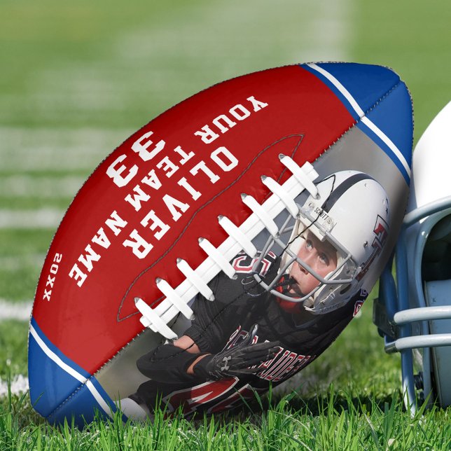 Team Name Player Number Red Blue Strip Foto Football (Von Creator hochgeladen)