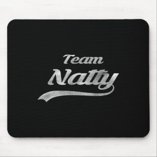 Team Natural Anti Juice Fitness - Männerschwarz Mousepad