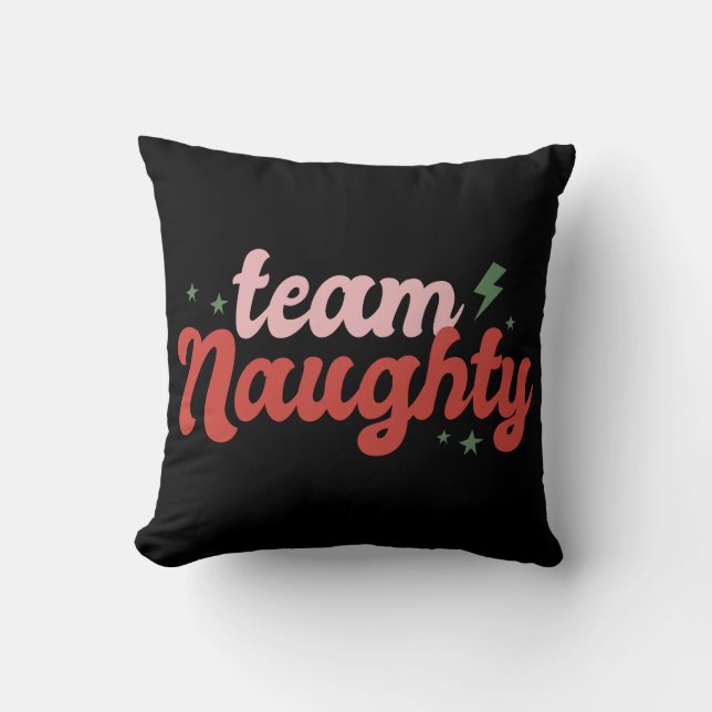 Team Naughty Kissen (Vorderseite)