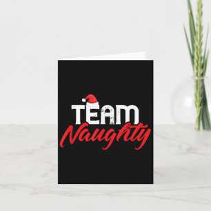 Team Naughty Shirt Funny Couple Matching Outfit Te Karte