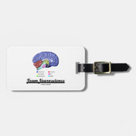 Team-Neurologie (Gehirn-Anatomie-Haltung) Gepäckanhänger