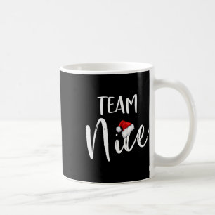 Team Nice Funny Christmas Familie Matching Pajamas Kaffeetasse