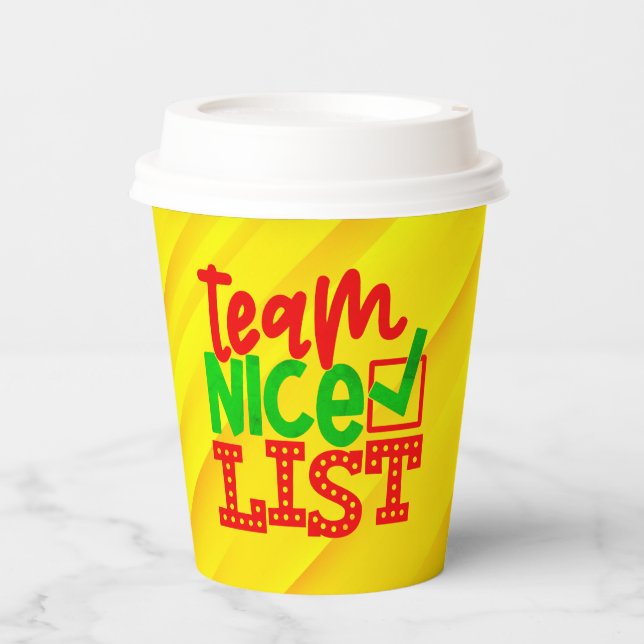 Team Nice List - Christmas Designs-56587 Pappbecher (Vorderseite)