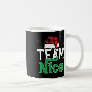 Team Nice Naughty Kariert Xmas Pjs 2024 Funny Coup Kaffeetasse