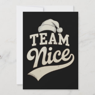 Team Nice Santa Hut Weihnachten Xmas passende Fami