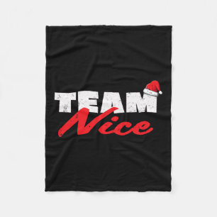 Team Nice Shirt Funny Couple Match Outfit Team Fleecedecke