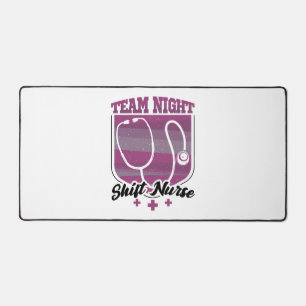 Team Night Shift Nurse Schreibtischunterlage