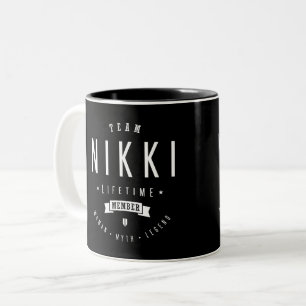 Team Nikki Zweifarbige Tasse
