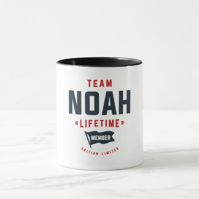 Team Noah Lifetime Mitglied Funny Name Noah Tasse (Zentrum)