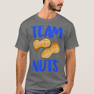 Team Nuts Funny Gender Reveal Peanut Liebe 750 T-Shirt